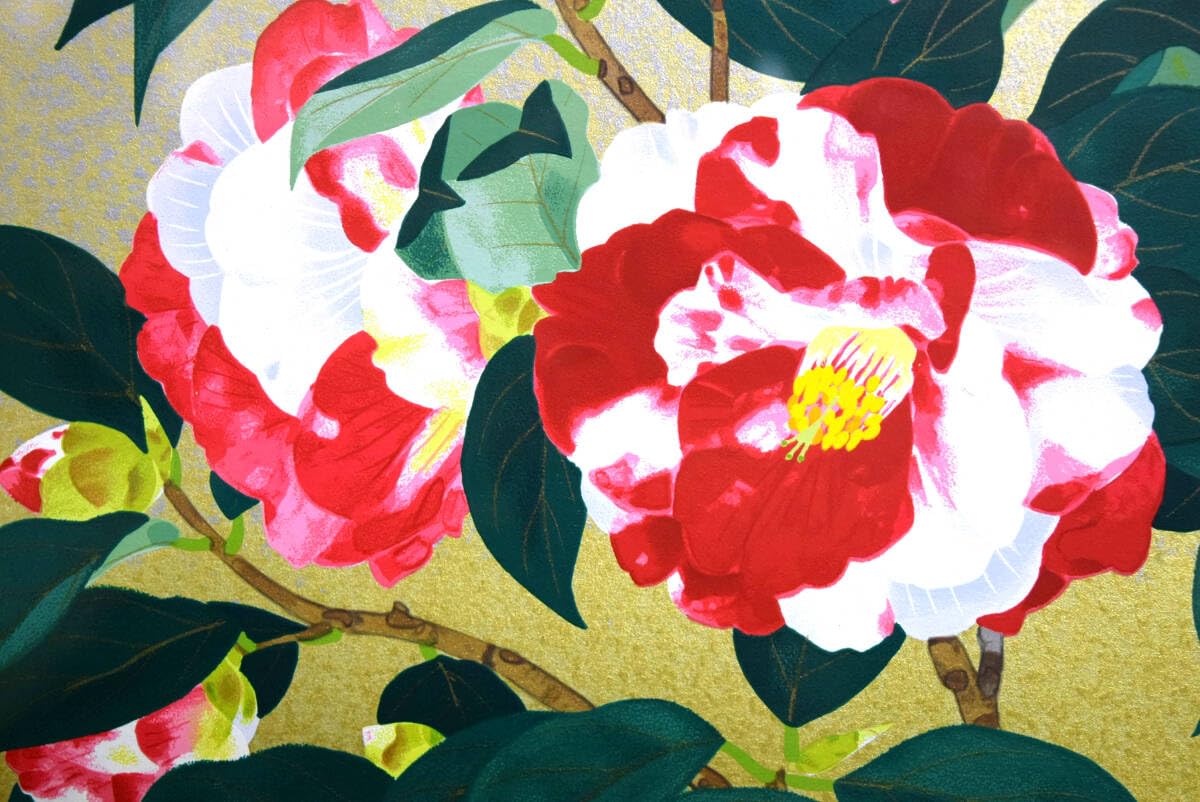 森田りえ子「山桜」　シルクスクリーン 森田りえ子「山桜」オリジナル限定木版画 | 芸艸堂 版元 | 京